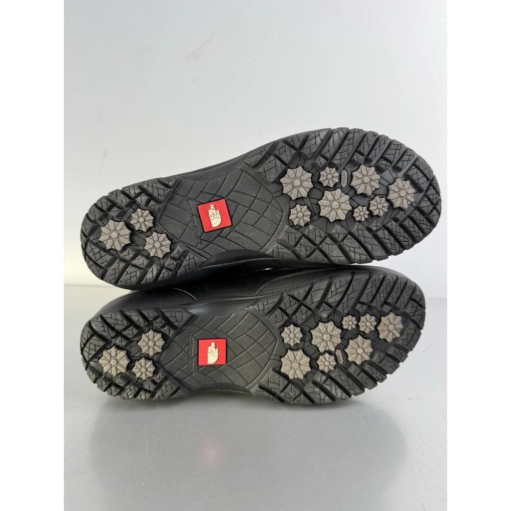 North Face Shellista II Mid Winter Boots Womens 8 Faux Fur Lined Insulated Black